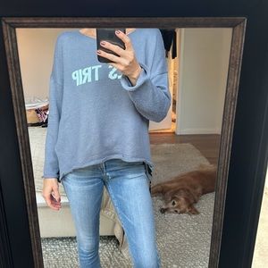 Blue sweater GIRLS TRIP size S